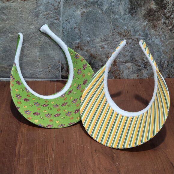 Sun Visor Hats Women Clip On Set of 2 Wide Brim Visors Hat Outdoor Sports Golf B - Picture 7 of 12